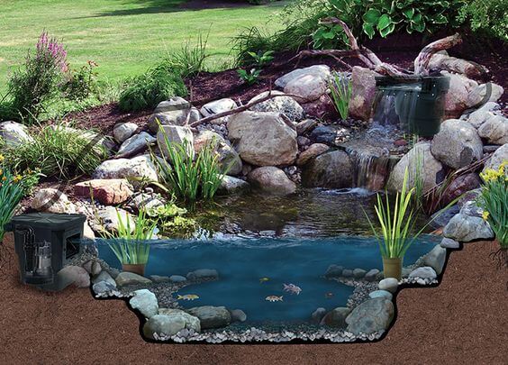 waterfall pond filter kit