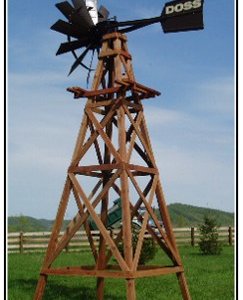 Wooden Windmill Aeration Systems-0