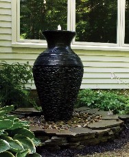 Atlantic Water Gardens Pebble Pot Fountain-0