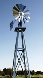 Backyard Windmill Powder Coated - 8' 3", Small