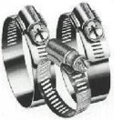 Stainless Steel Hose Clamps for Pond Hoses and Tubing-0