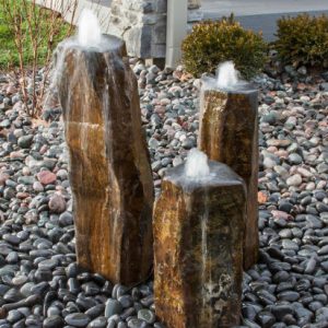 Basalt Column Fountain Kit Polished Bowl Tops