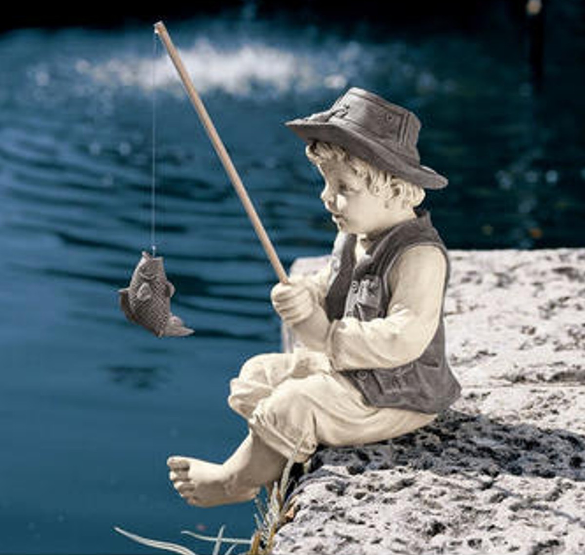 Freddy the Fishing Boy - Pond Market