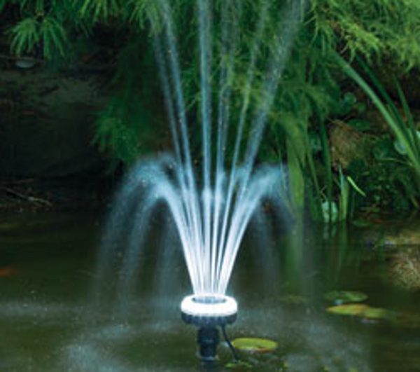 LED Fountain Nozzle Kit for Pond Pumps -1