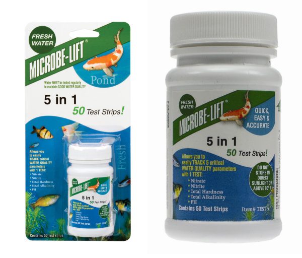 MIcrobe Lift Test Strips for Koi Ponds - Contains 50 Strips