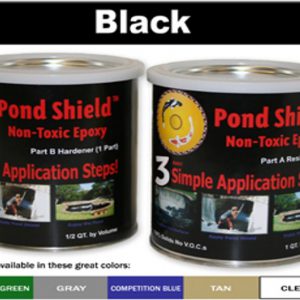 Pond Armor Non-Toxic Pond Shield Epoxy Sealer Black