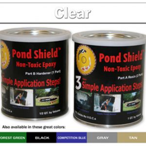 Pond Armor Non-Toxic Pond Shield Epoxy Sealer Clear
