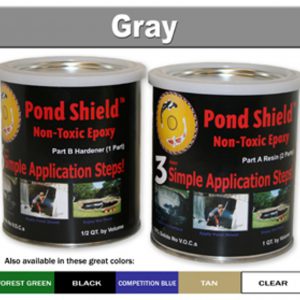 Pond Armor Non-Toxic Pond Shield Epoxy Sealer Gray