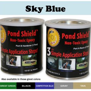 Pond Armor Non-Toxic Pond Shield Epoxy Sealer Sky Blue