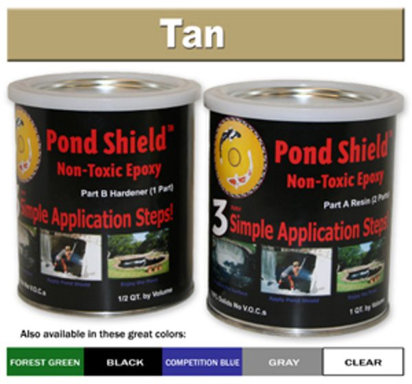Pond Armor Non-Toxic Pond Shield Epoxy Sealer Tan