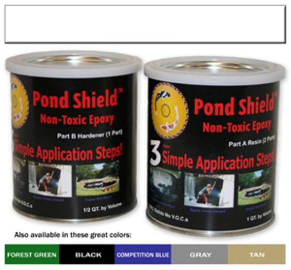 Pond Armor Non-Toxic Pond Shield Epoxy Sealer White