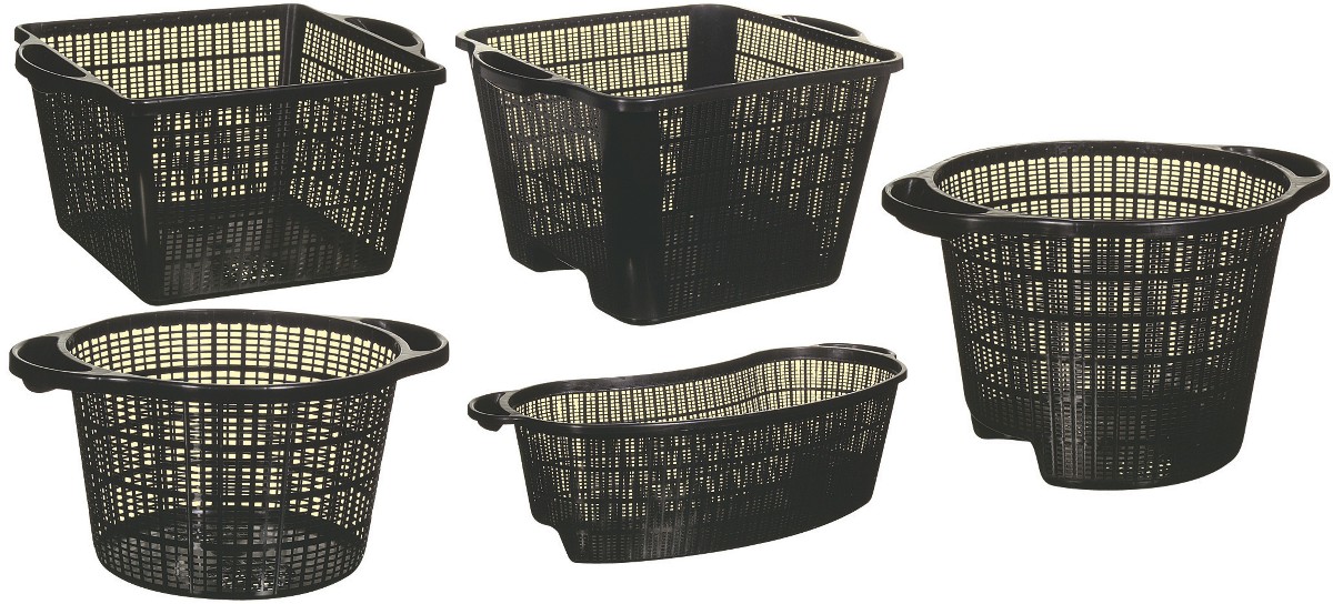 10x Planting Basket Plastic Round Aquatic Pots Baskets for Water Plants Pond WS 