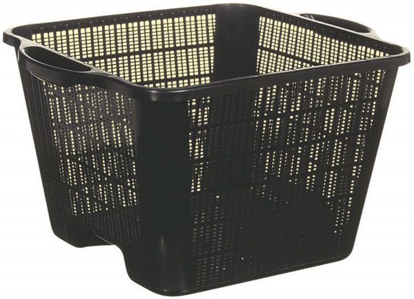 PT966 11.5" Square x 11.5" High Pond Plant Basket with Handles