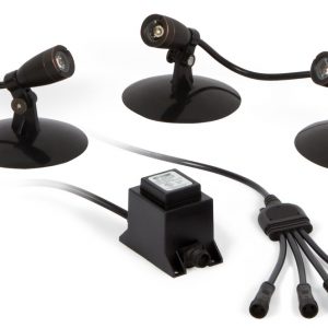 Complete 4 Light LED Lighting Kit - Bronze Fixture