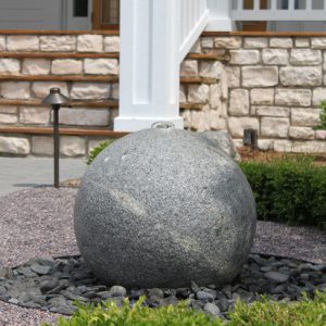 20" Granite Sphere Fountain