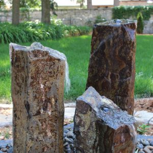 Triple Basalt Column Fountain Kit